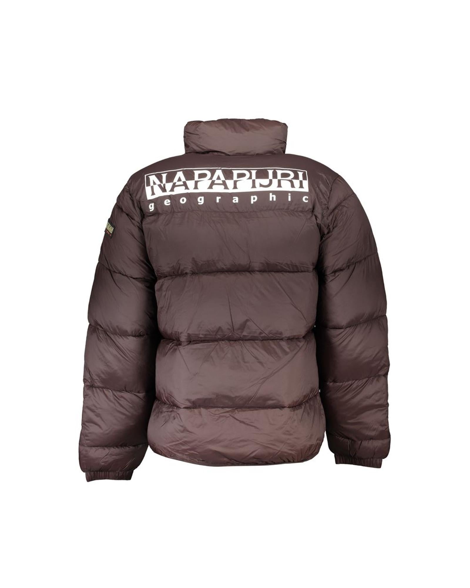 Napapijri Men's Brown Polyamide Jacket - 2XL