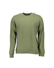 Napapijri Men's Green Cotton Sweater - M