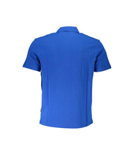 Napapijri Men's Blue Cotton Polo Shirt