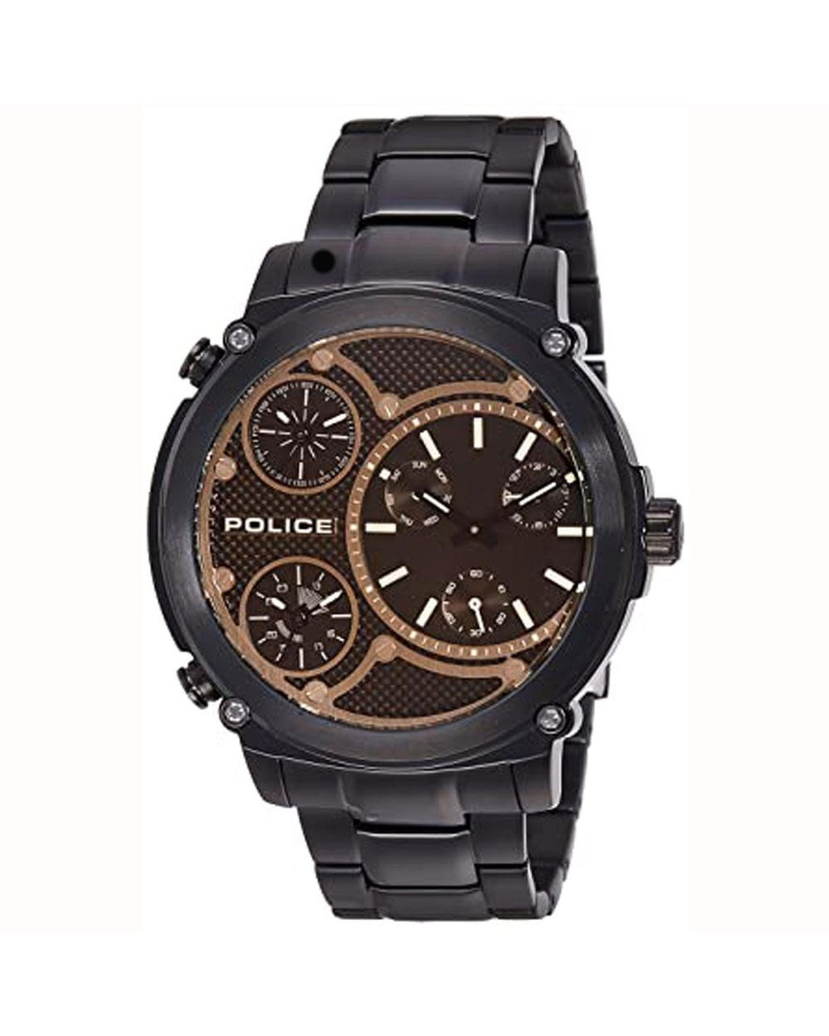 Police Men's Black  Watch - One Size