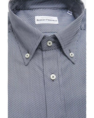 Robert Friedman Men's Blue Cotton Shirt