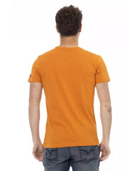 Short Sleeve T-shirt with Front Print Men