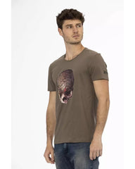 Short Sleeve T-shirt with Front Print For Men