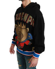 Hooded Sweater with Multicolor Motive 44 IT Men