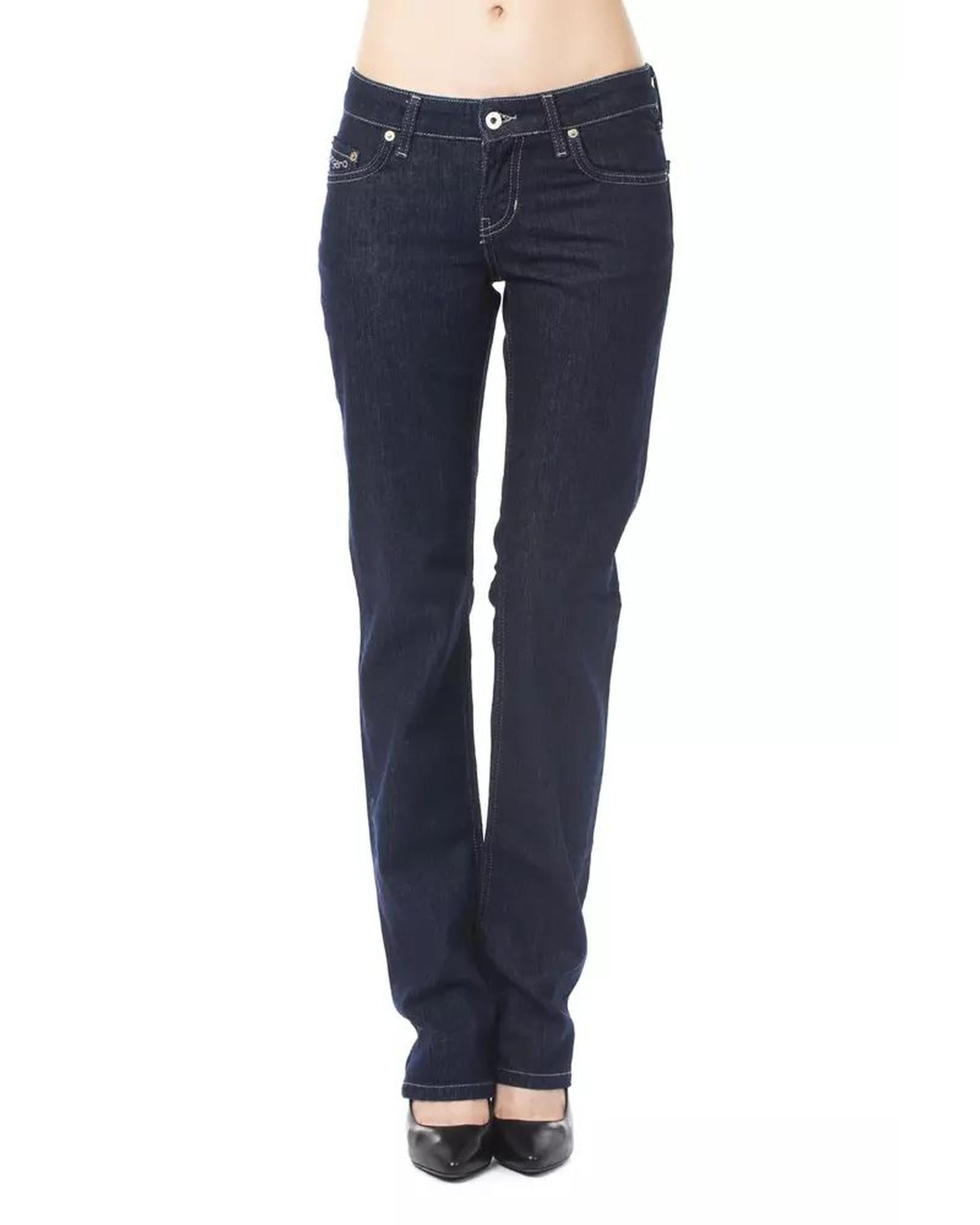 Ungaro Fever Women's Blue Cotton Jeans & Pant - W30 US