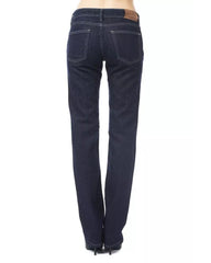 Ungaro Fever Women's Blue Cotton Jeans & Pant