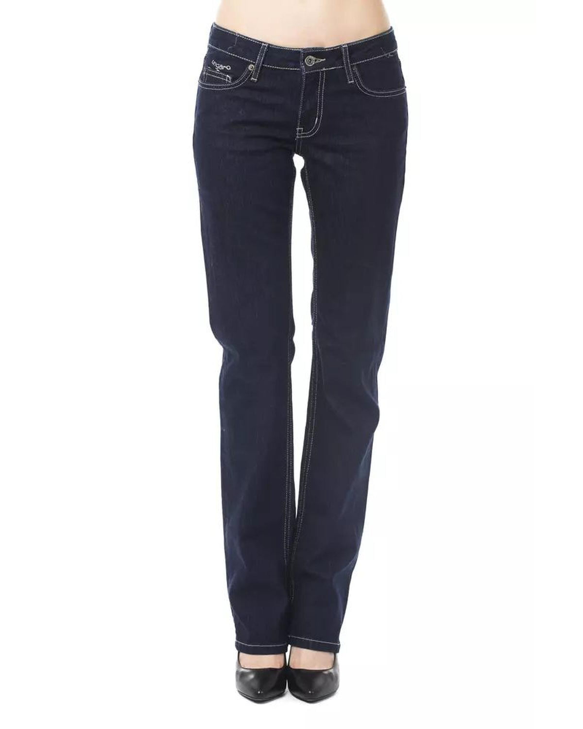 Ungaro Fever Women's Blue Cotton Jeans & Pant - W32 US