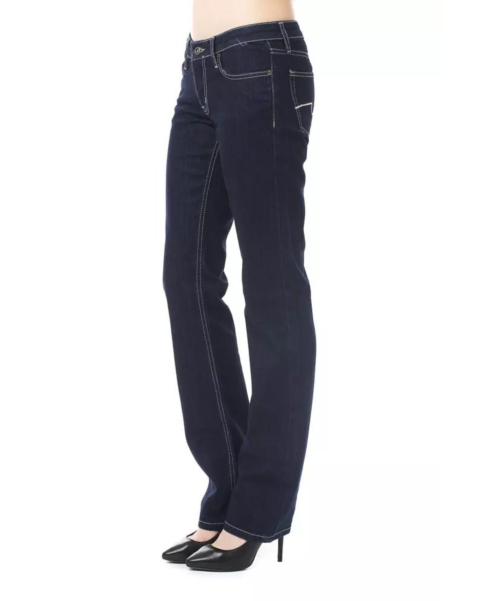 Ungaro Fever Women's Blue Cotton Jeans & Pant - W32 US