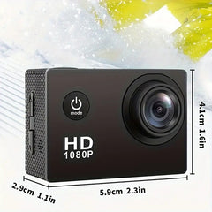 Action Camera 4K HD 16MP WiFi Waterproof 30M Sports Camera With 140å¡ Wide Angle BLACK COLOUR