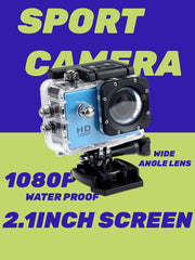 Action Camera 4K HD 16MP WiFi Waterproof 30M Sports Camera With 140å¡ Wide Angle BLUE COLOUR