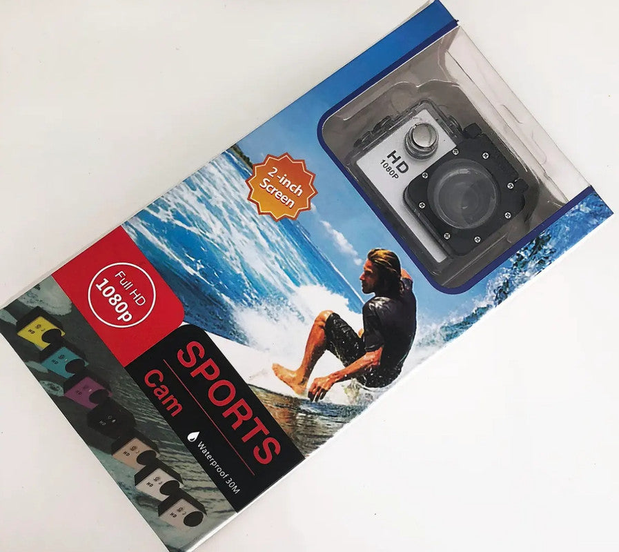 Action Camera 4K HD 16MP WiFi Waterproof 30M Sports Camera With 140å¡ Wide Angle BLUE COLOUR