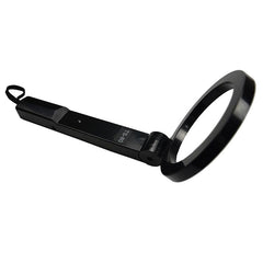 Portable Hand-held Metal Detector - Folding Black