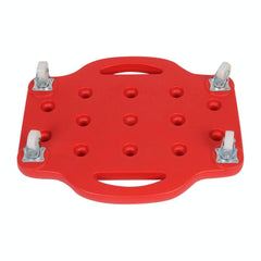Square Four-wheel Scooter for Children's Balance Training - Red Blow Molding