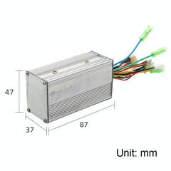 350w Sine Wave Bldc Vehicle Controller for 24v / 36v / 48v