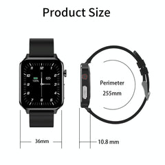 1.7 Inch Heart Rate Bluetooth Watch Red