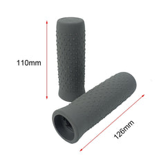 Silicone Handbar Cover for Ninebot G30 Max - Gray 1 Pair
