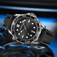 Waterproof Men Sports Watch - Inter-gold Luminous