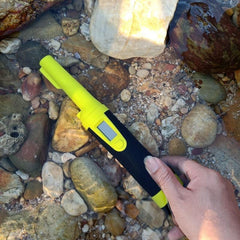 Waterproof Handheld Metal Detector with Lcd Display - Orange