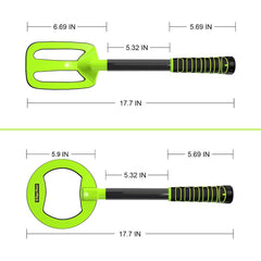 Waterproof Handheld Metal Detector for Underwater Treasure Hunting - Ip760 Yellow