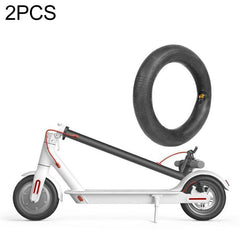 2-pack Rubber Inner Tubes for Xiaomi Mijia M365 Electric Scooter with Valve Cover