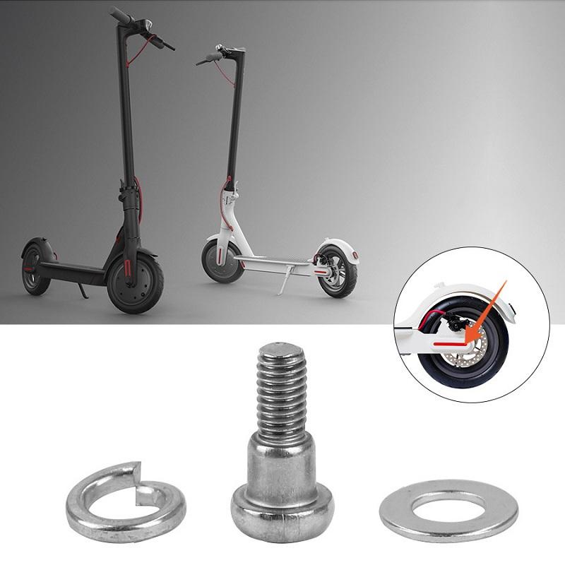 5pcs Rear Wheel Fixing Screws for Xiaomi Mijia M365 / Pro Scooter - White