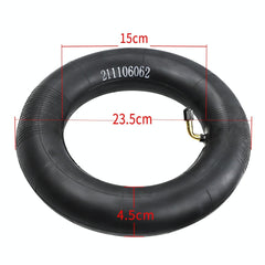 Electric Scooter Inner Tube - 10x2.5 / 2.75 45 Degree Valve Thickened Yellow Stripes