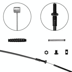 Ninebot Max G30 Electric Scooter Brake Cable Set - Black