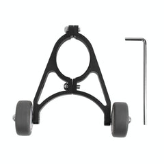 Foldable Auxiliary Wheel Bracket for Electric Scooters - Compatible with Xiaomi Ninebot and More - Black