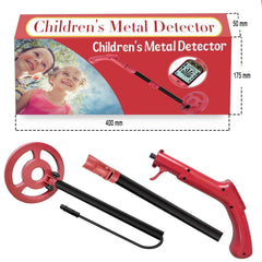 Outdoor Treasure Hunter Metal Detector for Kids - Science Toy - Red