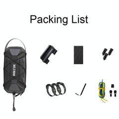Electric Scooter Bag - Hard Shell Foldable Hanging Black