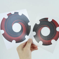 Waterproof Sticker for Xiaomi M365 Scooter Motor - 1 Pair - Colorful 2
