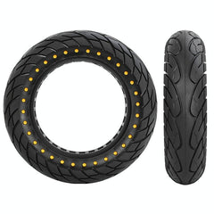10 Inflatable Honeycomb Solid Run-flat Tire Electric Scooter - 36Mm Slot Yellow