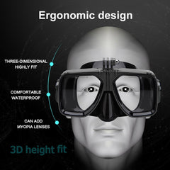 Underwater Diving Mask for Action Cameras