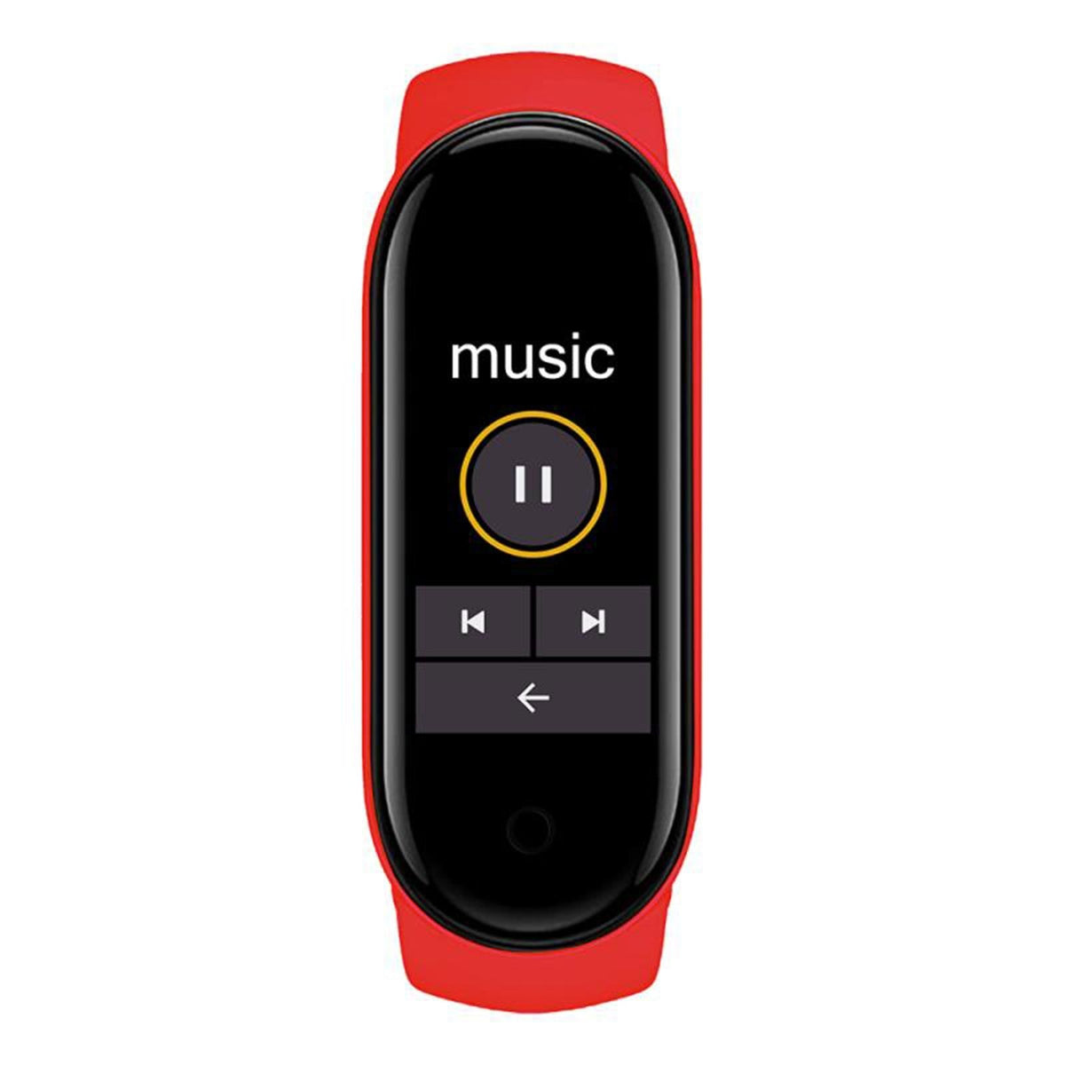 Advanced Health Tracker With Heart Rate Blood Pressure And Sleep Monitoring - Red