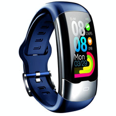 Smart Bracelet With Tft Hd Display Blood Oxygen & Sleep Monitoring - Blue