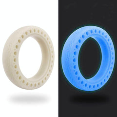 8.5 Inch Shock-absorbing Honeycomb Solid Tire for Xiaomi Mijia M365 - Fluorescent Pattern - Fluorescent Blue