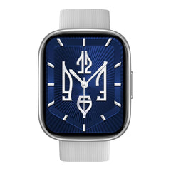 2.15 Inch Ip68 Waterproof Fitness Smart Watch Starlight Silver