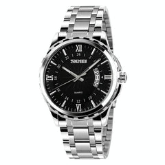Waterproof Silver Shell Quartz Watch - Multifunctional Outdoor Fashion - Gold