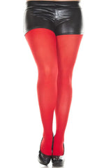 PANTYHOSE Tights Stockings Hosiery Womens Ladies Plain Colours - Red - One Size Fits Most