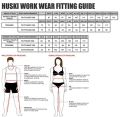 HUSKI Mens Cargo Shorts Work Casual Workwear - Bone - 4XL (112cm Waist)