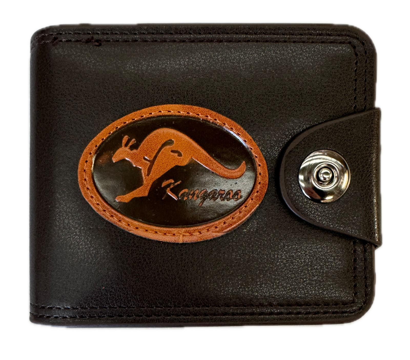 Souvenir Wallet Australia Classic Australian Kangaroo in Brown