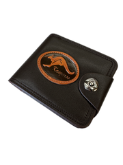 Souvenir Wallet Australia Classic Australian Kangaroo in Brown