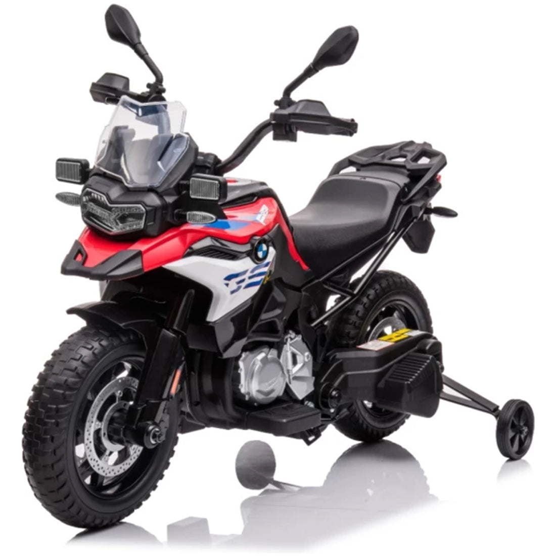 Kids Ride On Motorbike Licensed BMW F850GS Adventure Touring 12V Battery- Red-NT_Metro