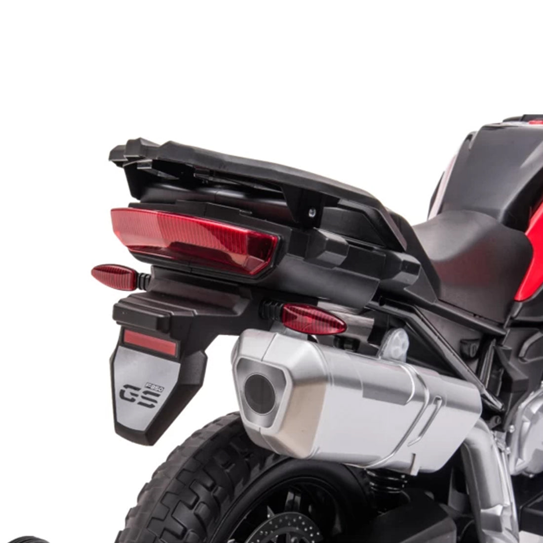 Kids Ride On Motorbike Licensed BMW F850GS Adventure Touring 12V Battery- Red-NSW_Metro