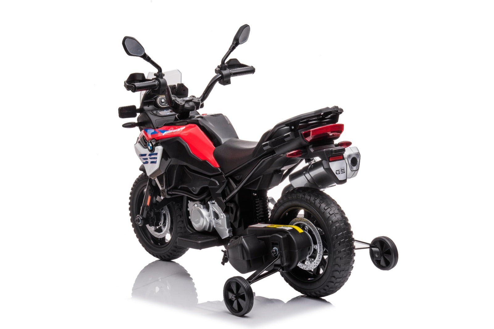 Kids Ride On Motorbike Licensed BMW F850GS Adventure Touring 12V Battery- Red-NSW_Metro