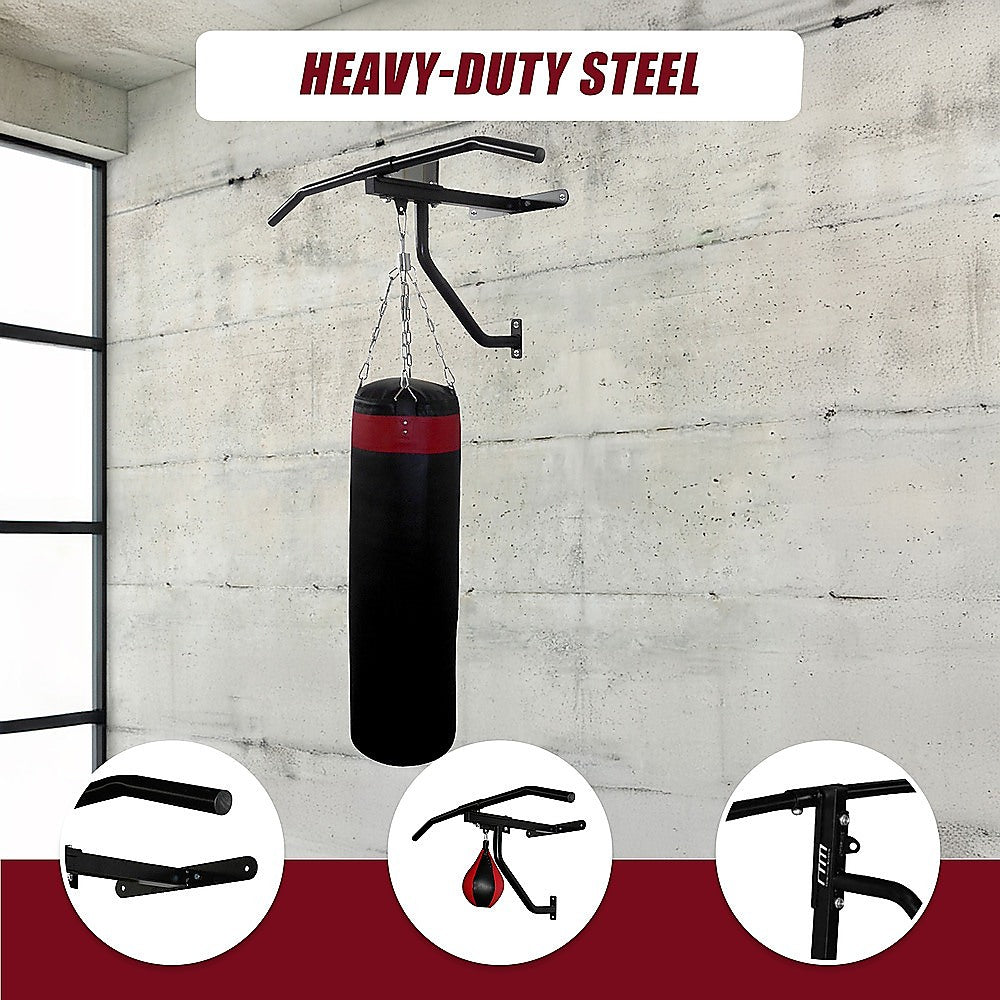 Wall Chin Up Pull Up Bar Punching Bag SpeedBall Station-ACT