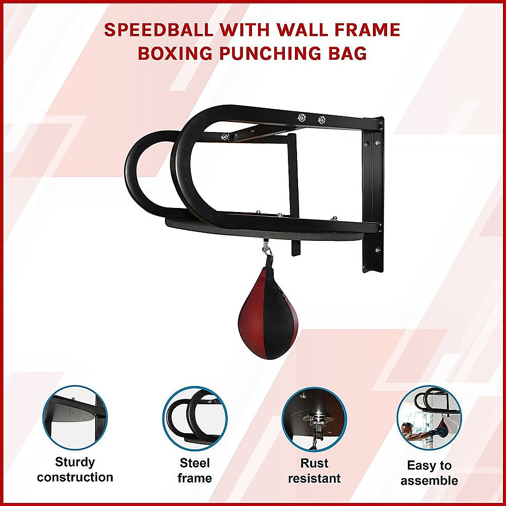 Speedball with Wall Frame Boxing Punching Bag-WA_Metro