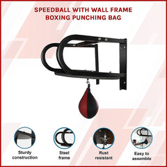 Speedball with Wall Frame Boxing Punching Bag-NSW_Metro