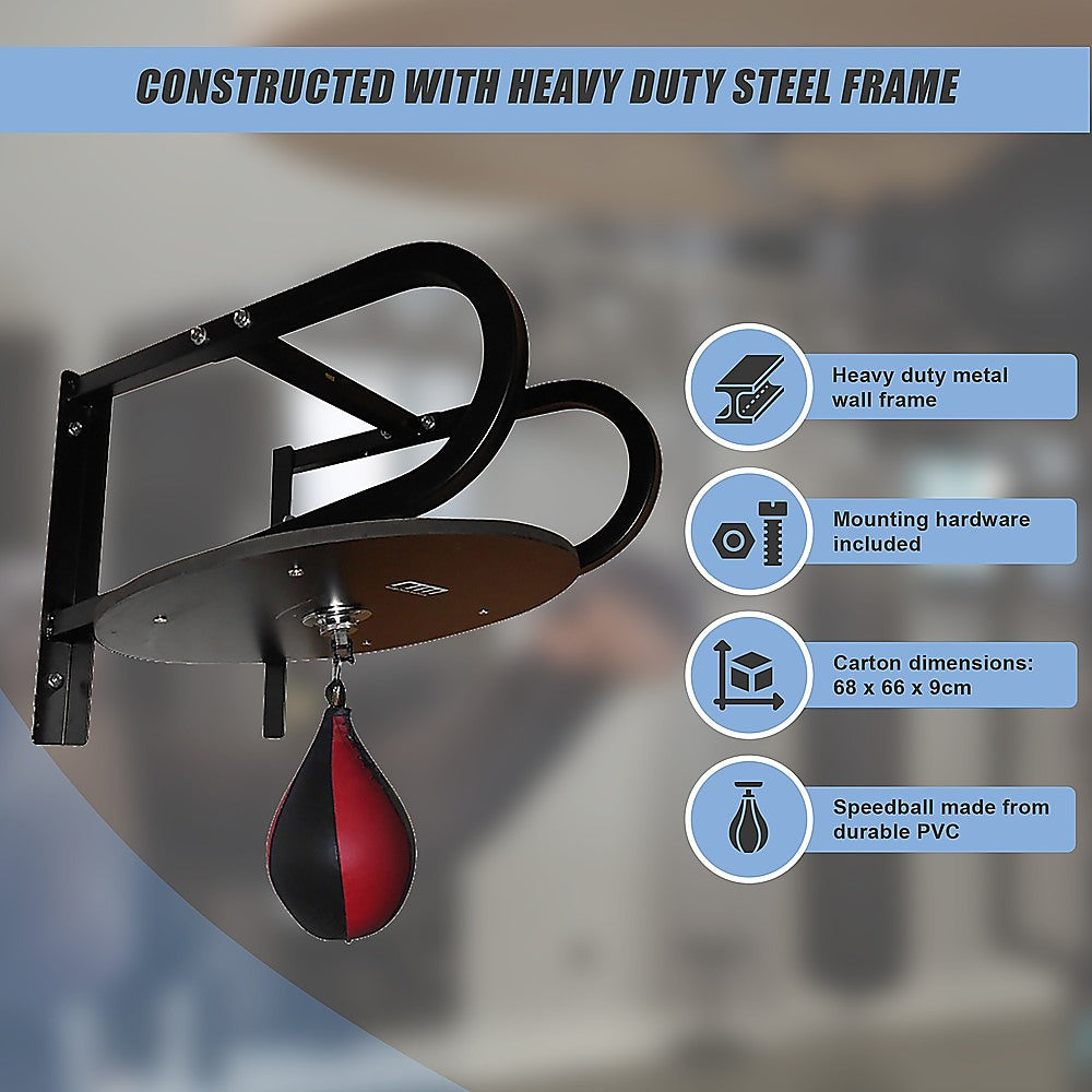 Speedball with Wall Frame Boxing Punching Bag-SA_Metro