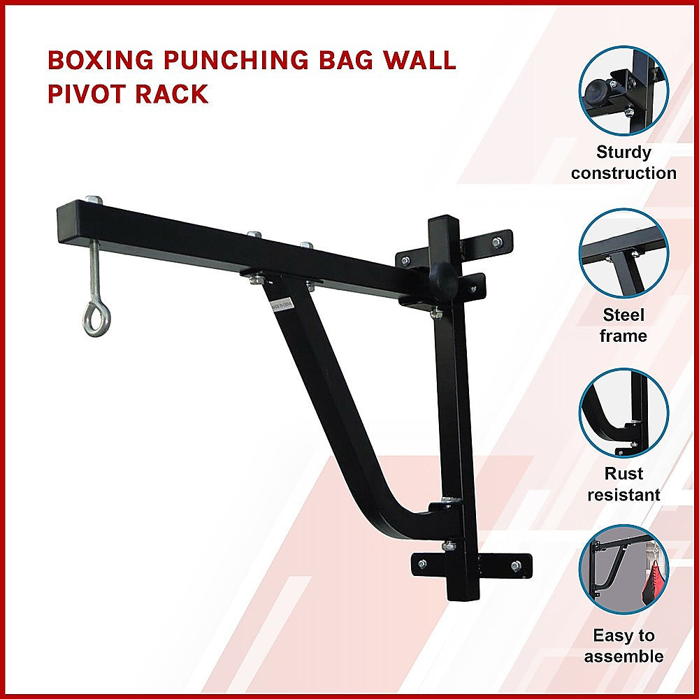 Boxing Punching Bag Wall Pivot Rack-WA_Rural